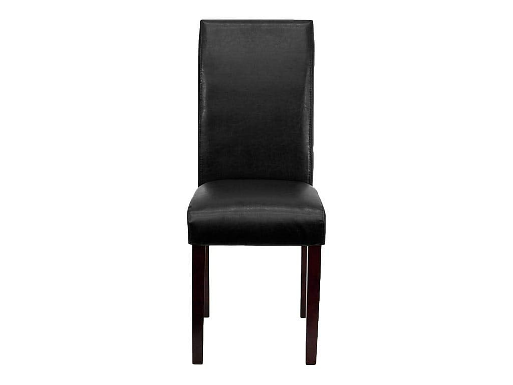 Black LeatherSoft Upholstered Dining Chair K7402