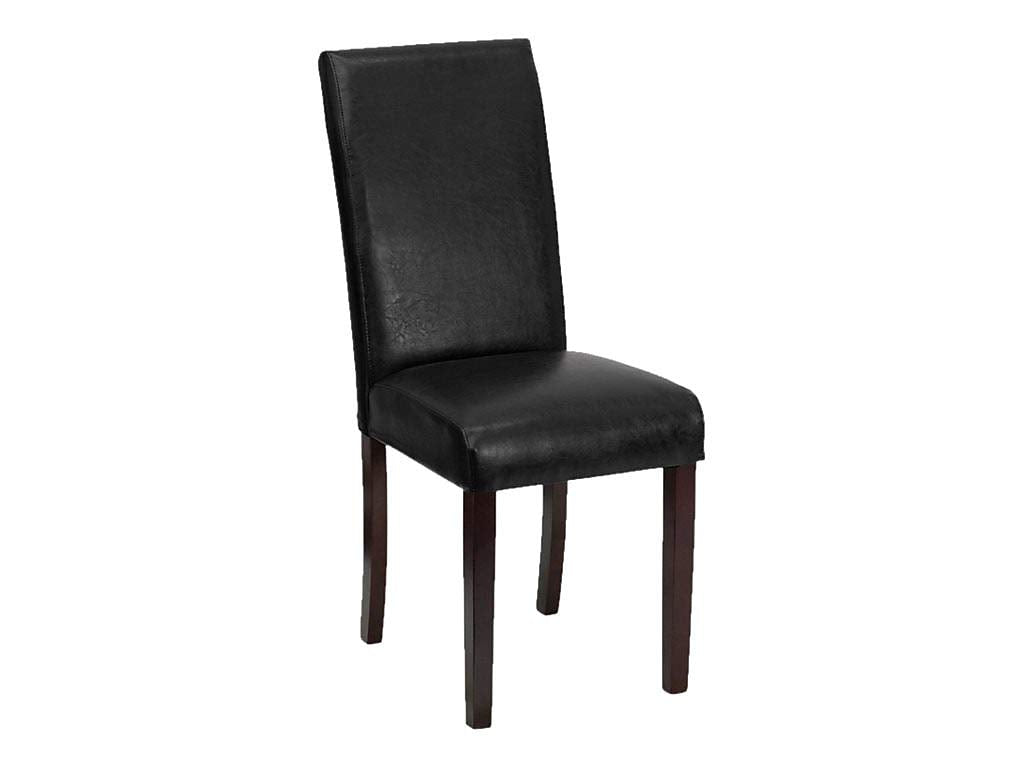 Black LeatherSoft Upholstered Dining Chair K7402