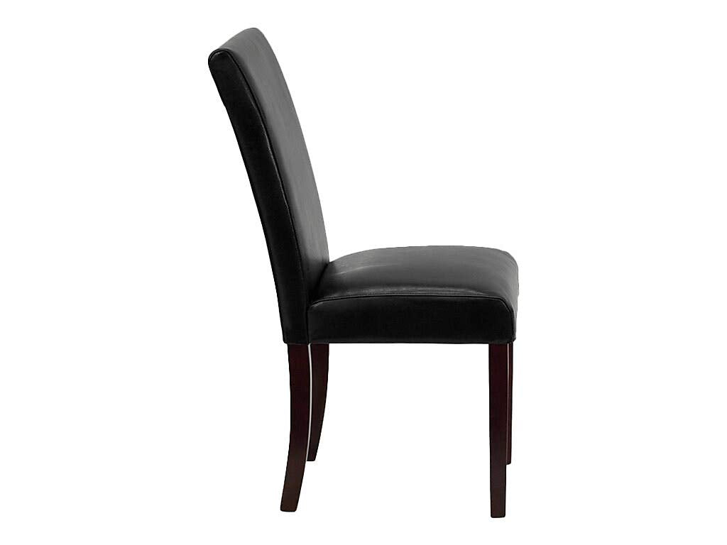 Black LeatherSoft Upholstered Dining Chair K7402