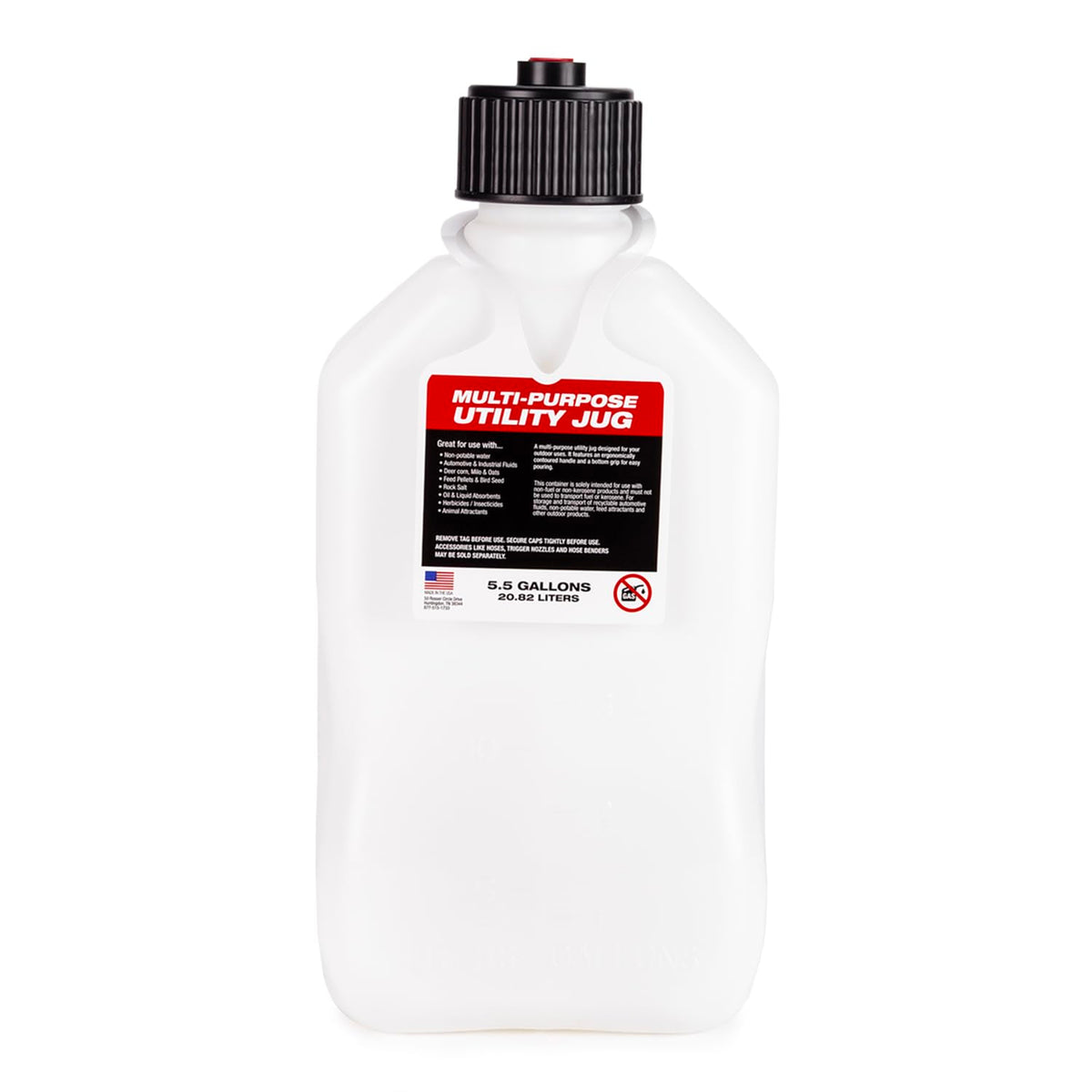 5.5 Gallon Motorsport Container White E669358