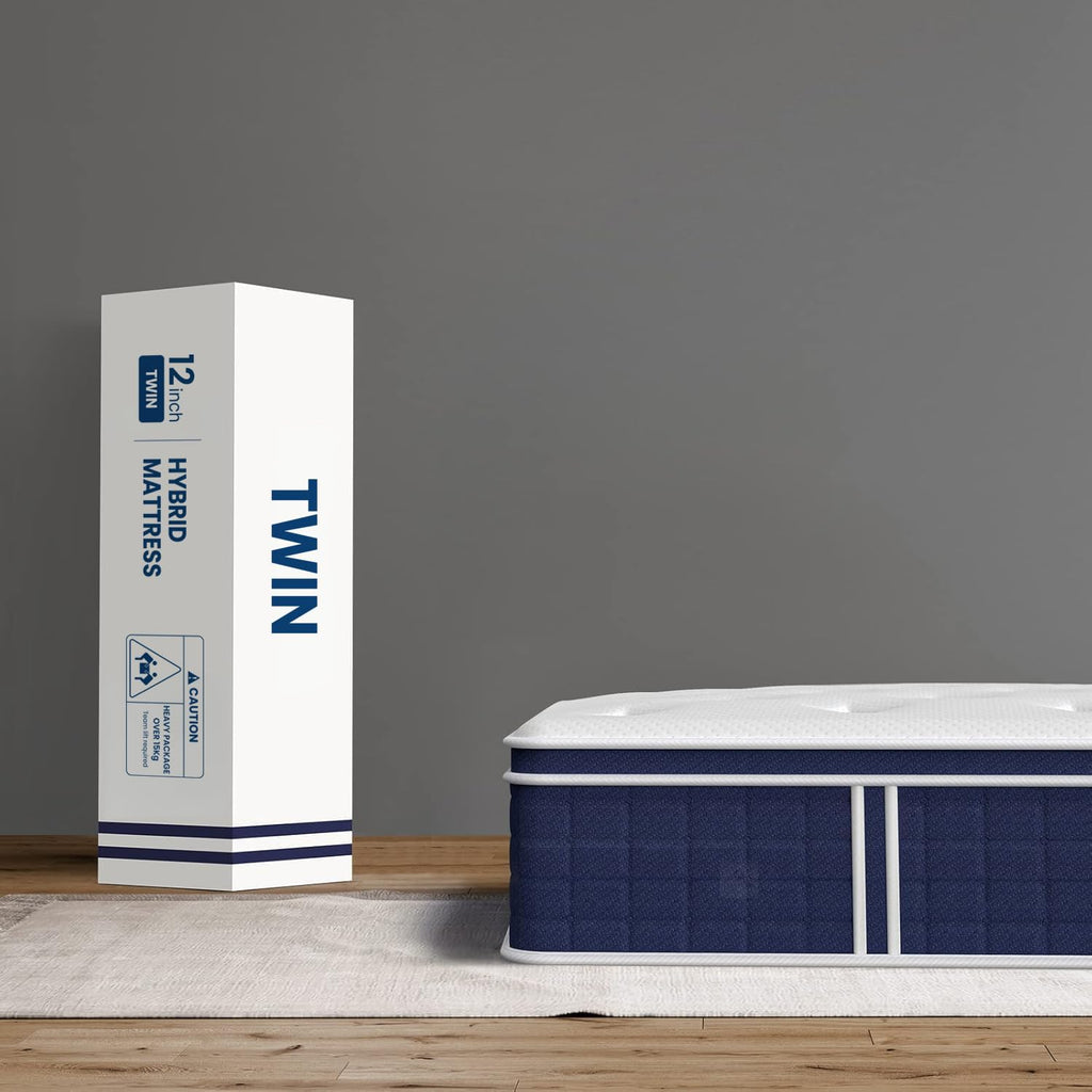 Twin XL 12 Inch Medium Firm Mattress C2601