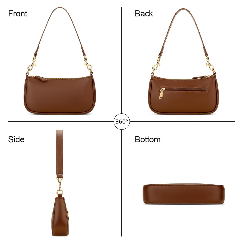 Small Black Purse with Zipper Closure I624916