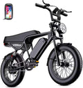 Electric Dirt Bike for Adults, 16"/20" x 4.0 Fat-Tire All-Terrain Ebike L7182