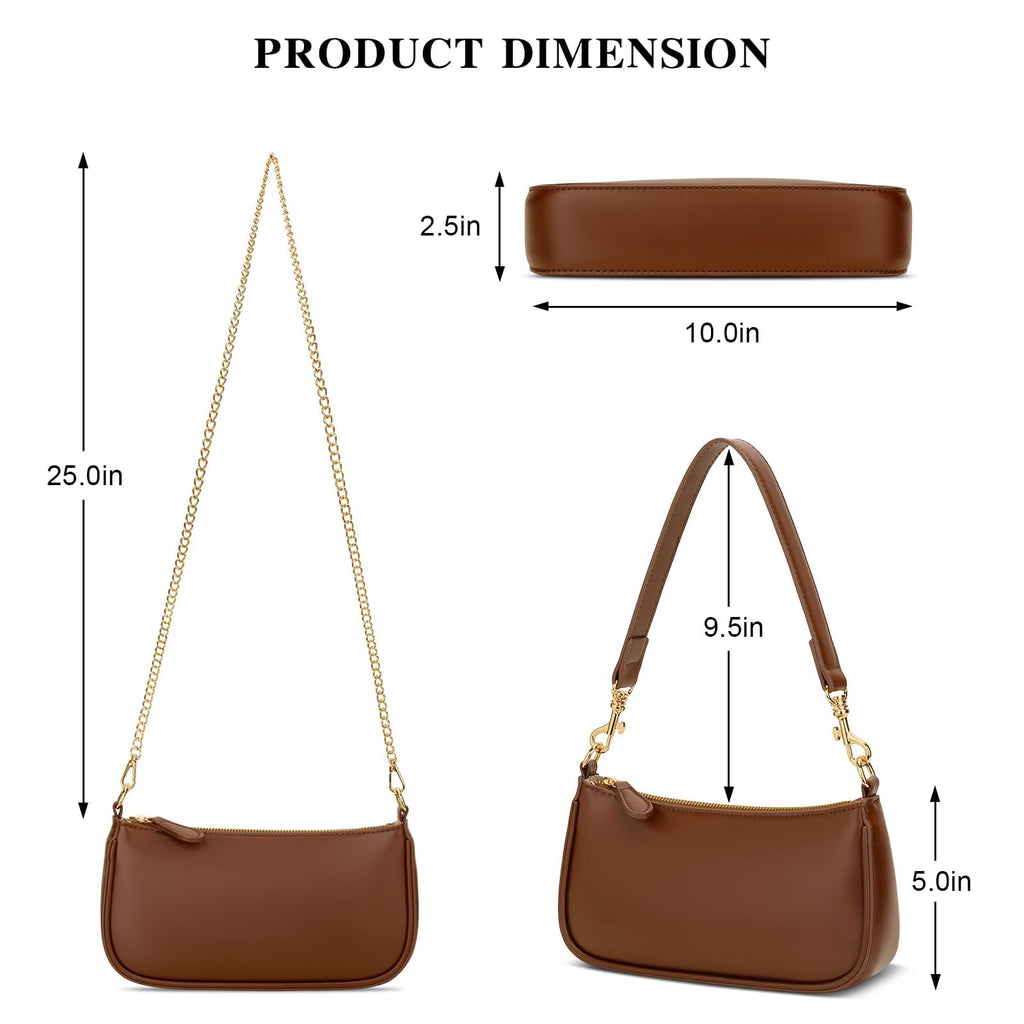 Small Black Purse with Zipper Closure I624916
