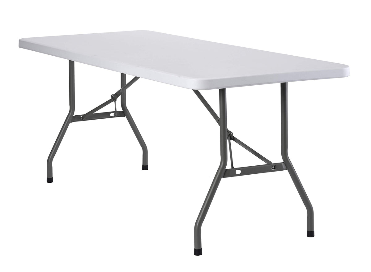 White Folding Utility Table W393