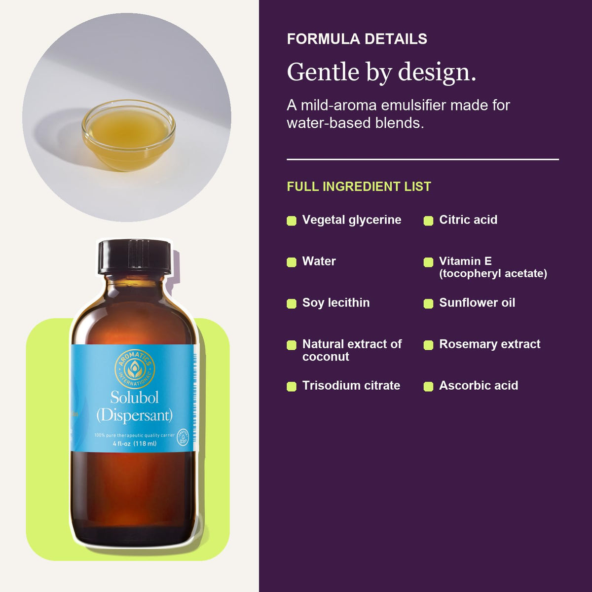 4 fl oz Solubilizer for Essential Oils C440989