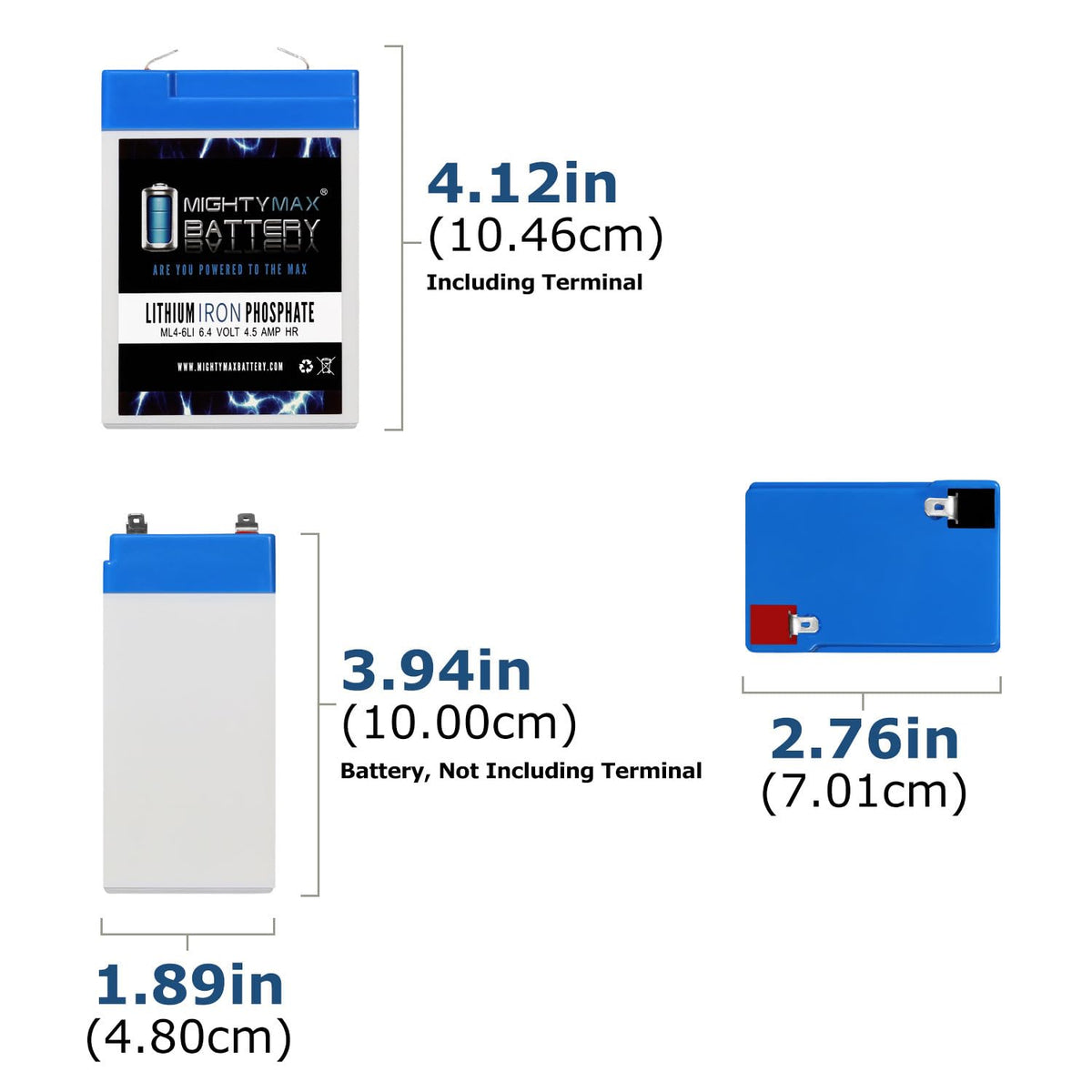 6V 4.5AH Lithium Replacement Battery M992