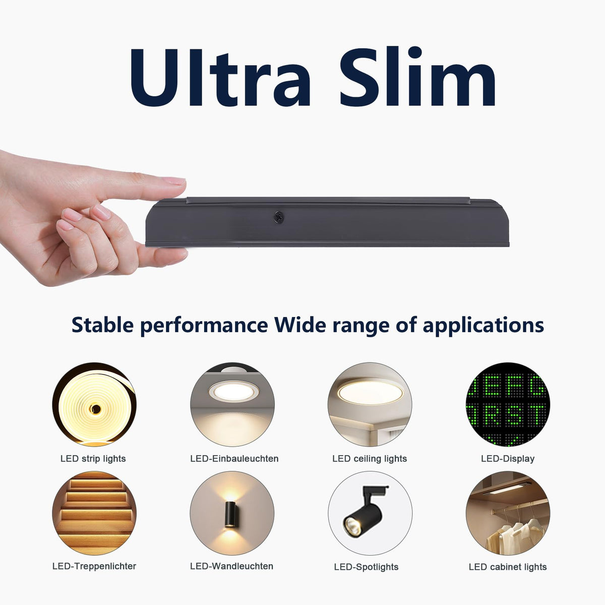 24V 200W Ultra Slim LED Power Supply Y847