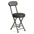 Folding Stool with Cushioned Seat and Backrest O6823