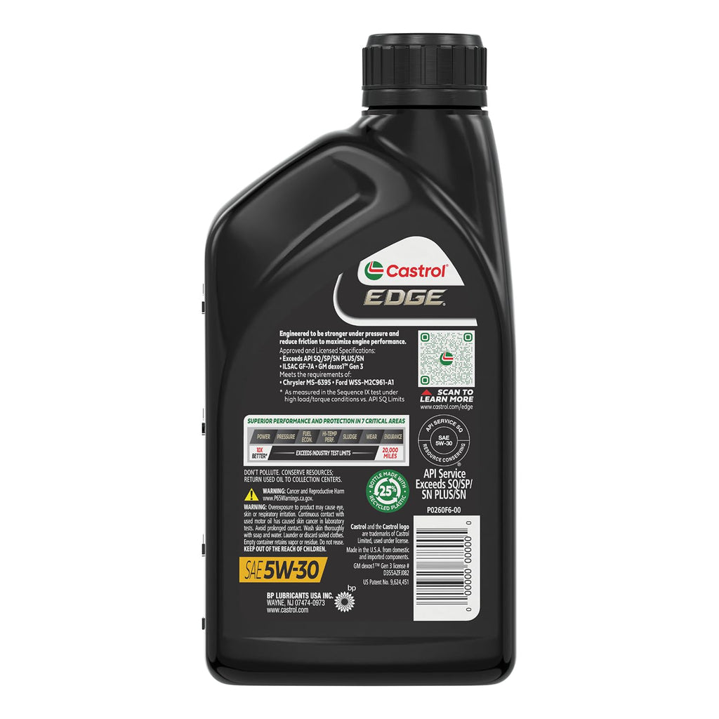 10W-40 Full Synthetic Motor Oil, 1 Quart, Pack of 6 J558066