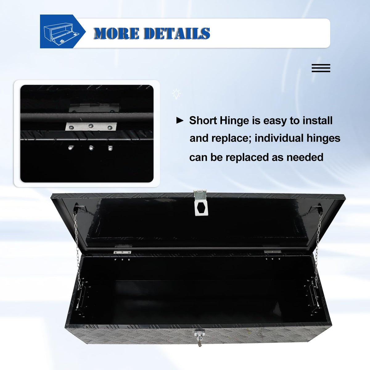 30 Inch Aluminum Truck Bed Tool Box C8400