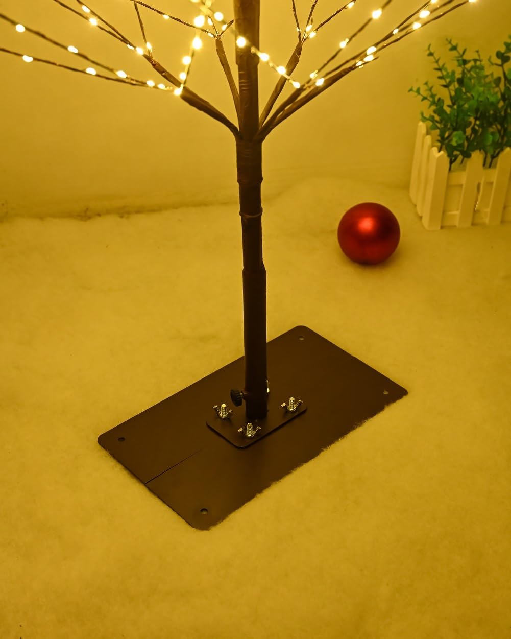 7 Feet 736L LED Artificial Christmas Tree Warm White X810378