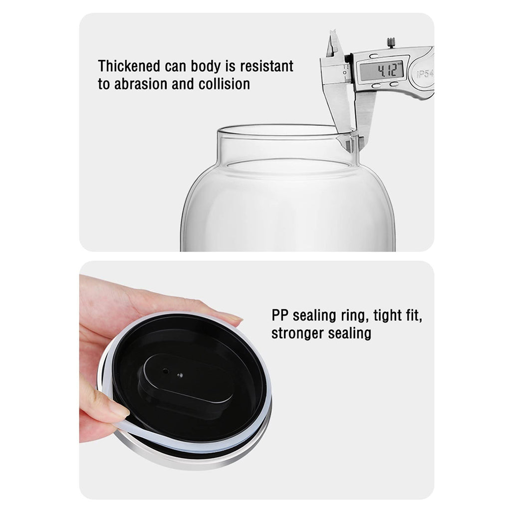 Large-capacity Glass Pitcher with Lid and Faucet V1734