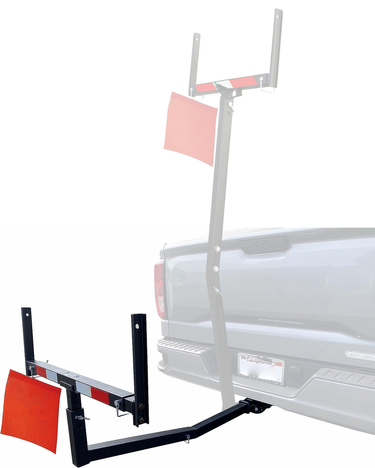 Black Hitch Mount Truck Bed Extender L42797