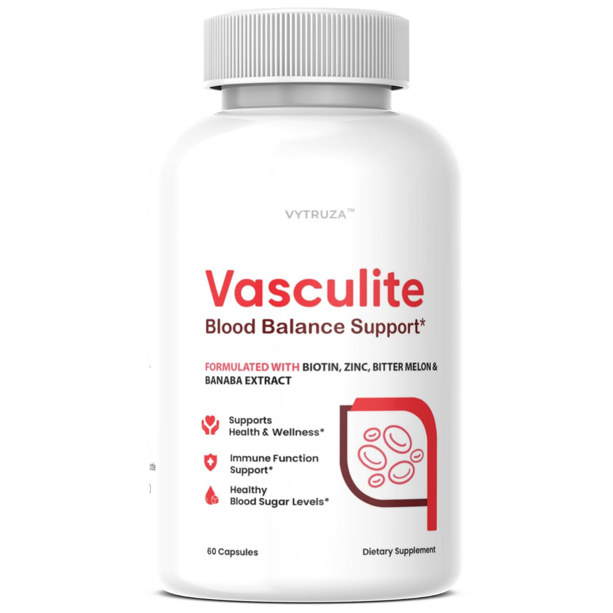 60 Capsules Blood Flow Support Supplement J167353