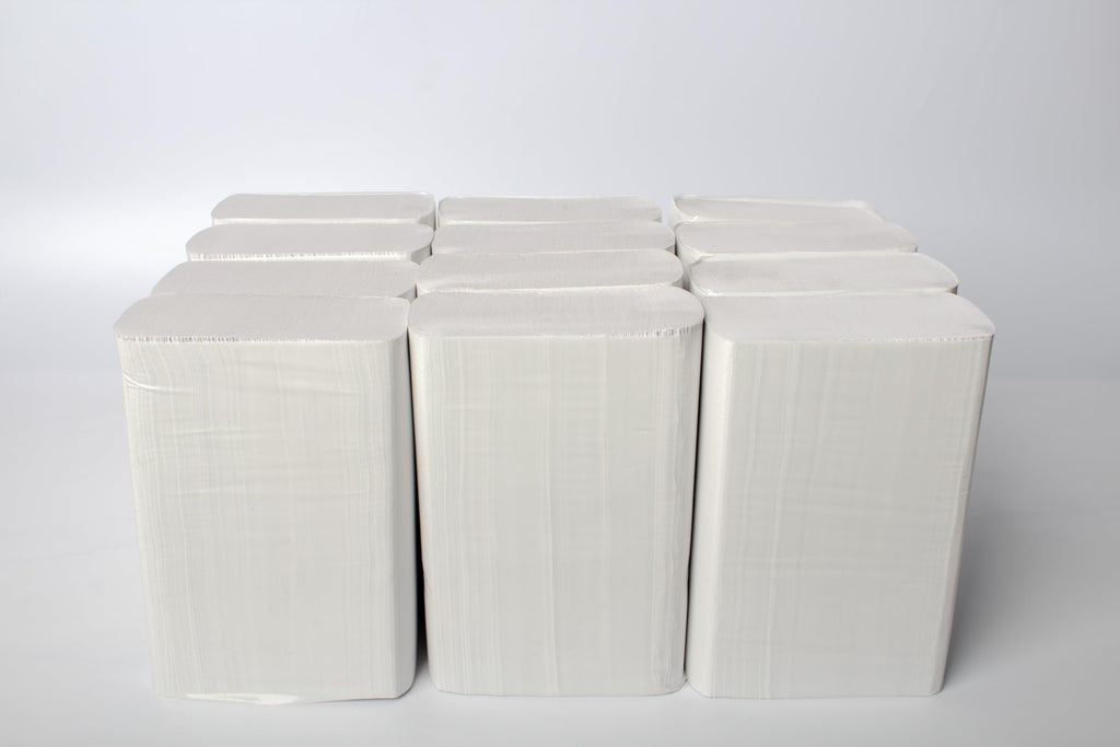 Multifold Paper Towels, Kraft, 334 Sheets X 12 Packs, Recycled Fibers J691