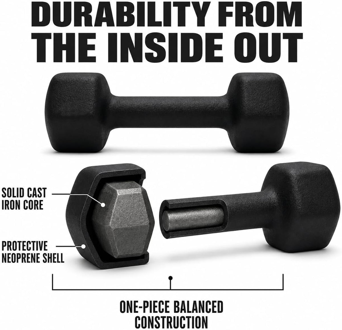 10lb Neoprene Dumbbell Pair J777