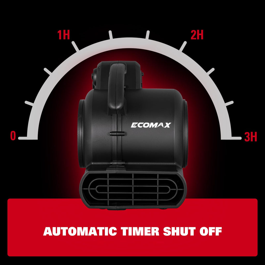 Air Mover Blower Fan 950 CFM with Timer T725