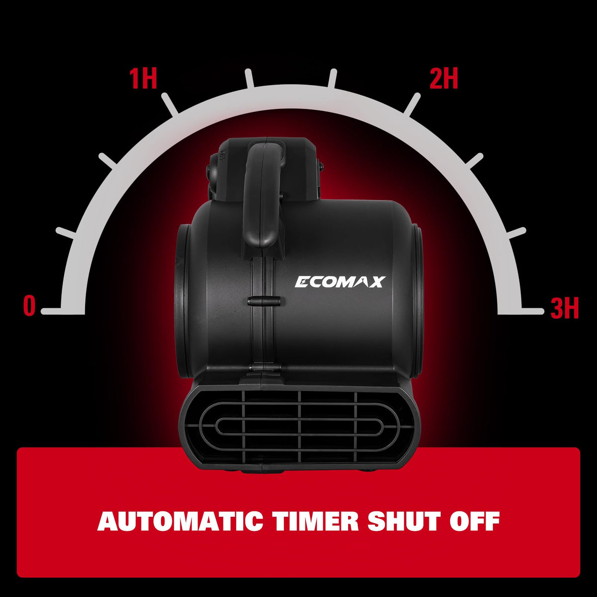 Air Mover Blower Fan 950 CFM with Timer T725
