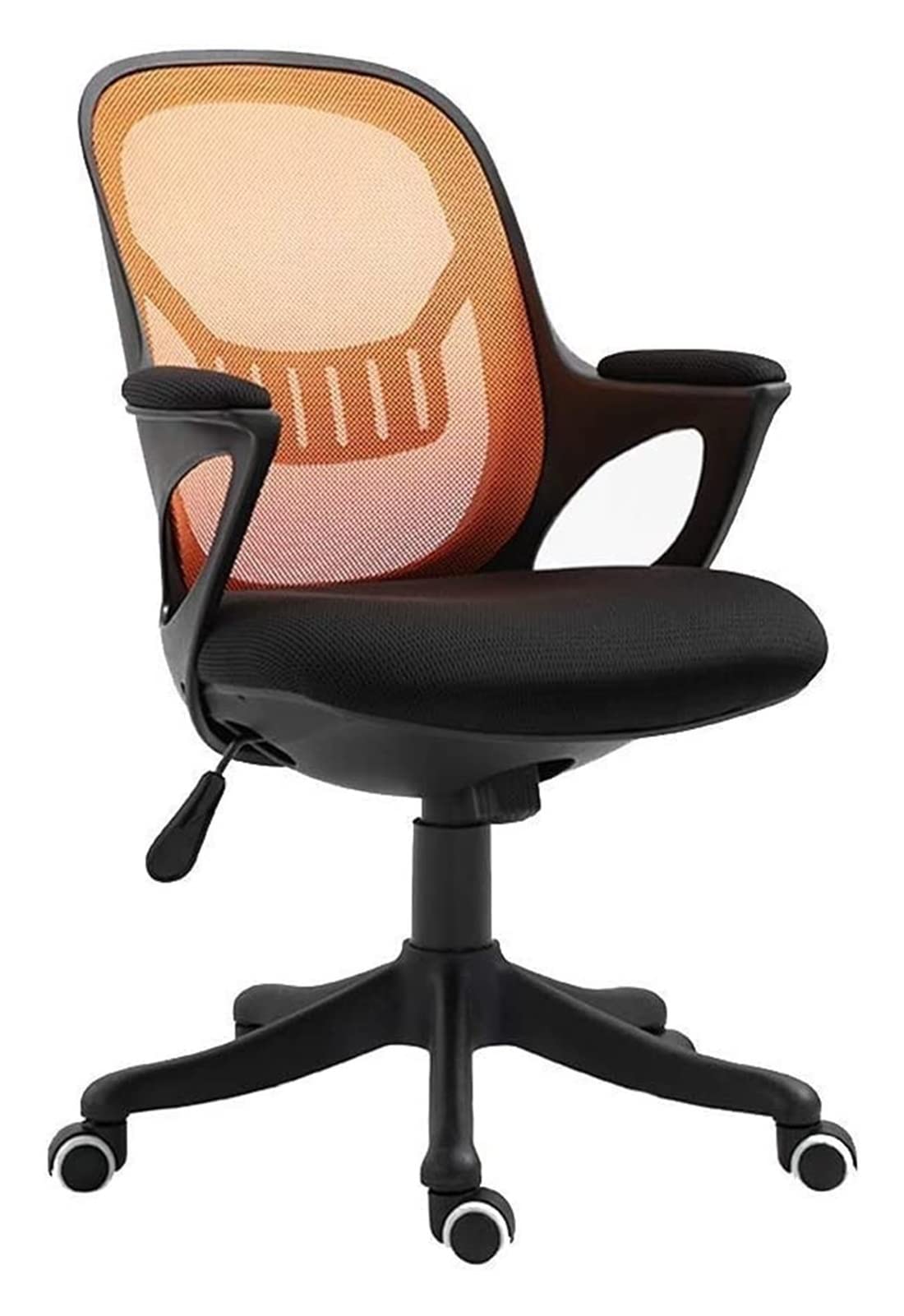 Orange Mesh Swivel Office Chair P896
