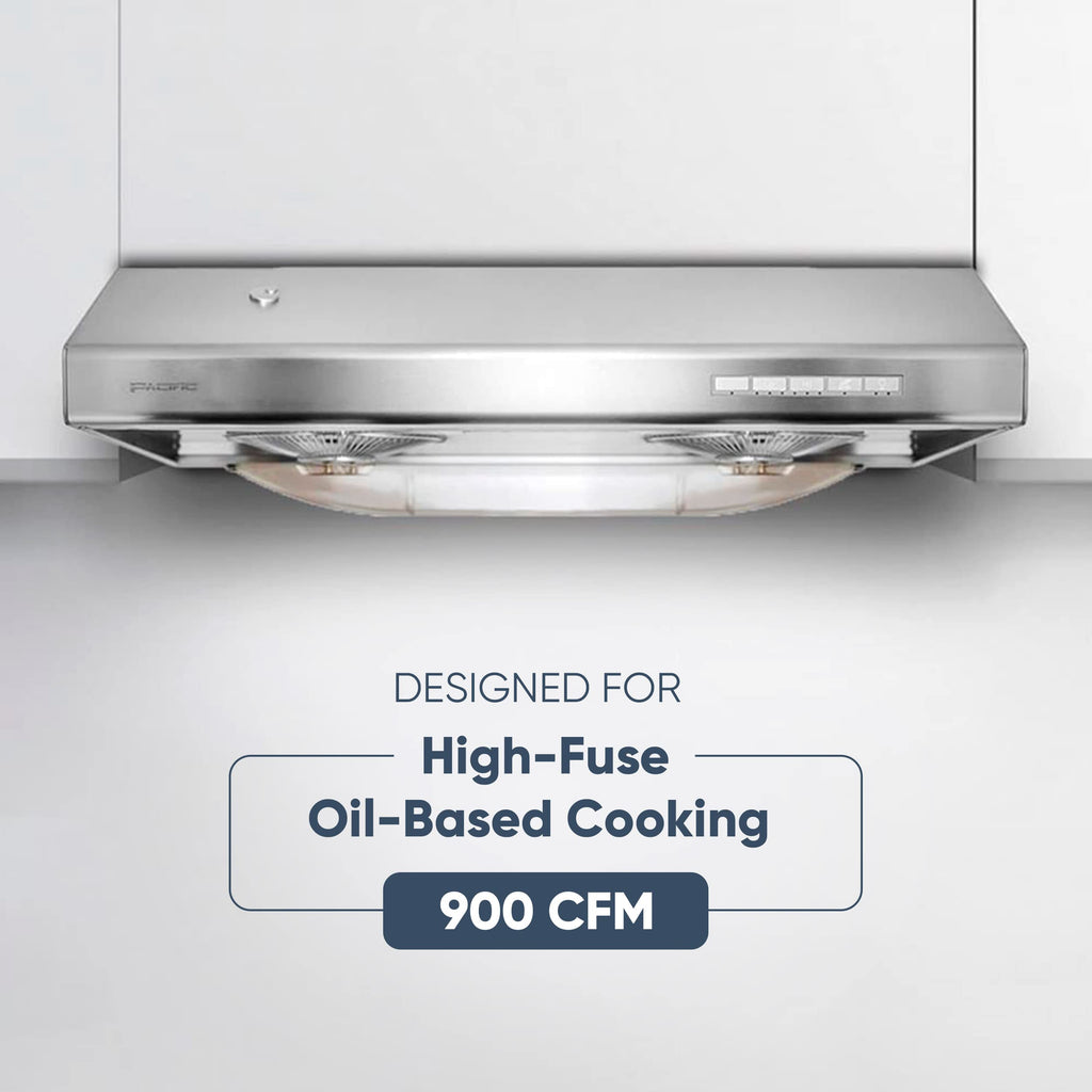30 Inch 900 CFM Stainless Steel Under Cabinet Range Hood R8505