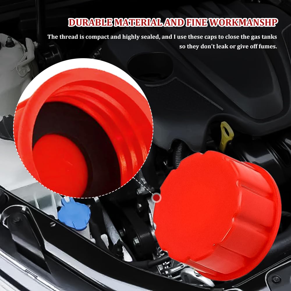 5 Gallon Gas Can Cap Replacement Pack of 4 E76556