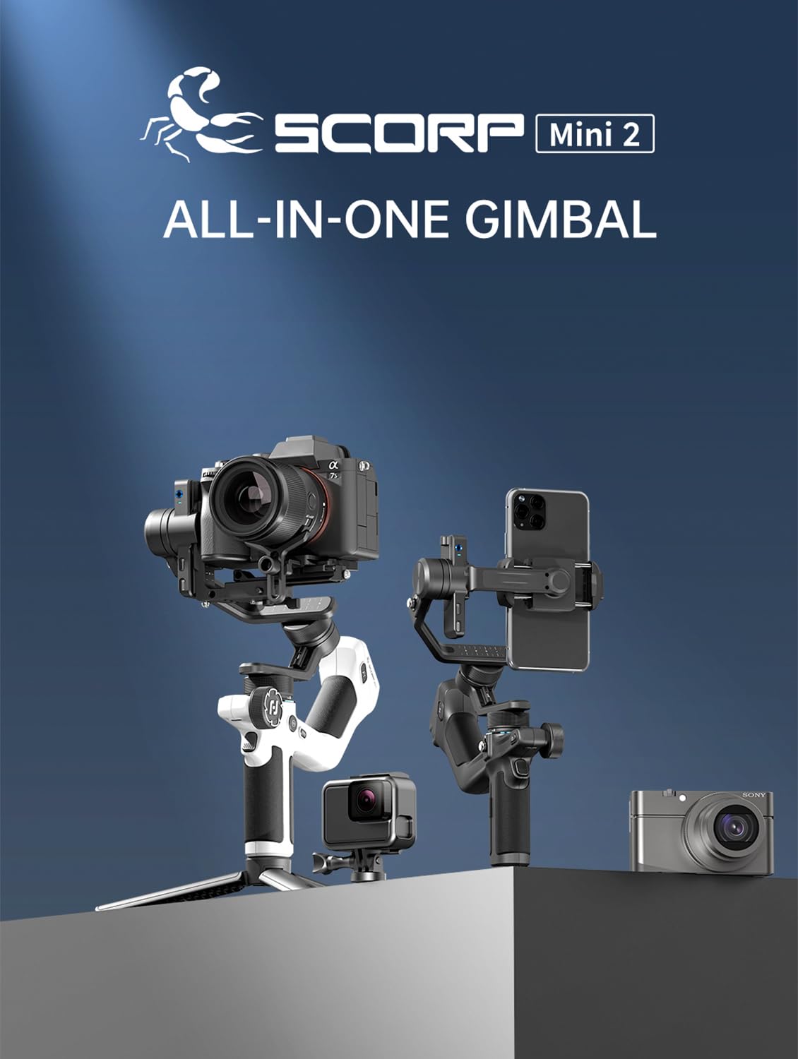 3-Axis Gimbal Stabilizer for Cameras & Smartphones P9074