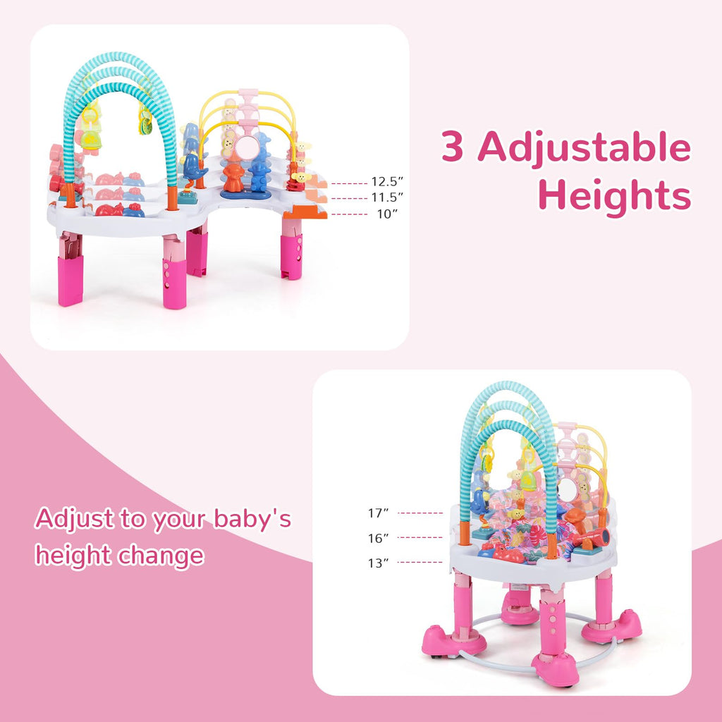 5 in 1 Baby Bouncer Activity Center with 360° Rotating Seat X356