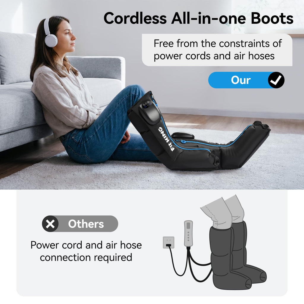 Cordless Foot and Calf Massage Boots G248