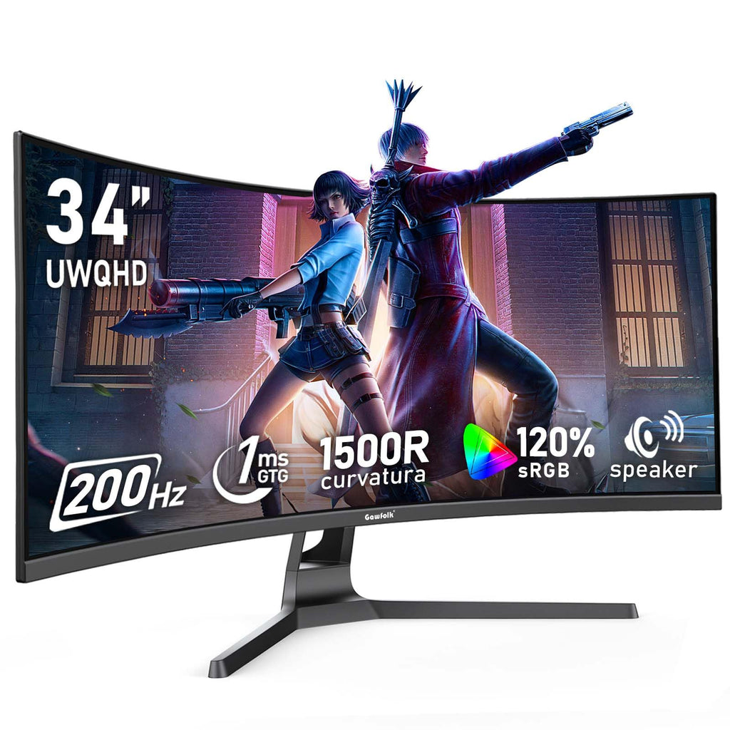 34 Inch Ultrawide Curved 200Hz Gaming Monitor K247006