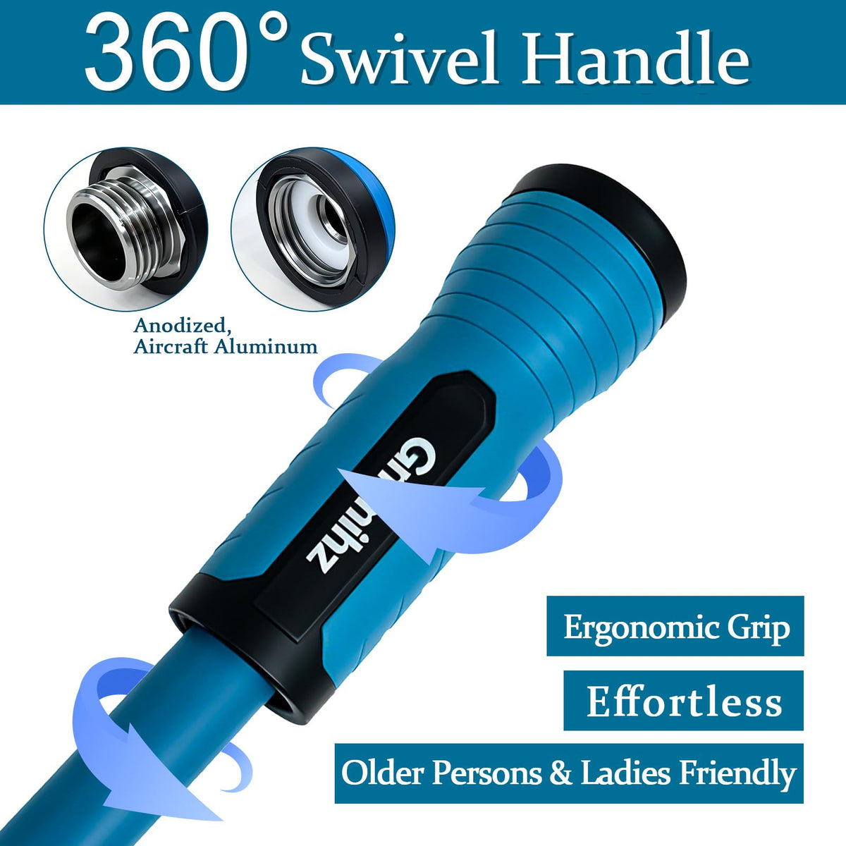 5/8 in x 100 ft TPE Garden Hose Z519