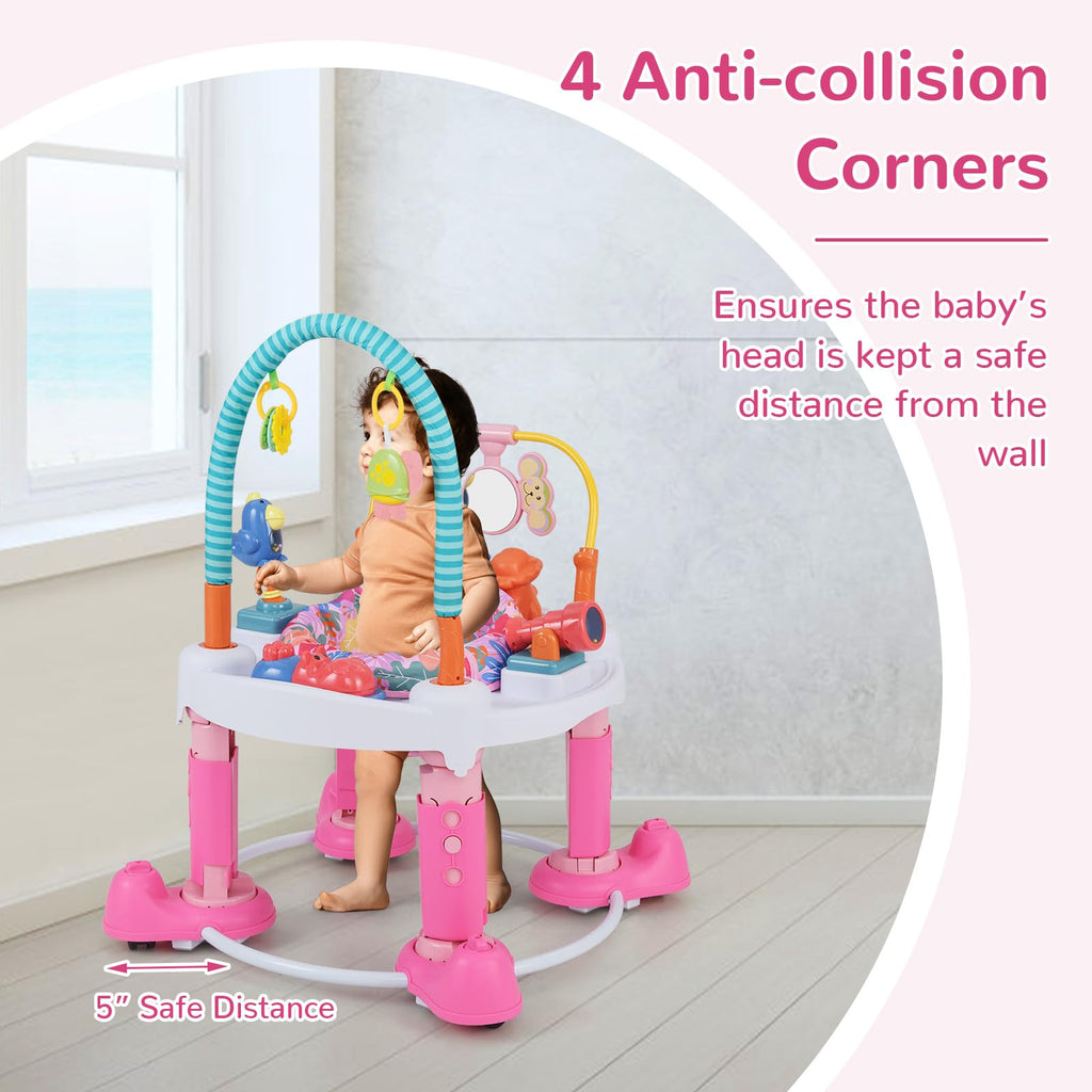 5 in 1 Baby Bouncer Activity Center with 360° Rotating Seat X356