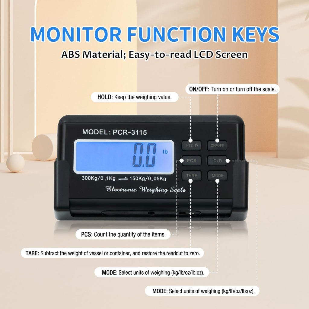 660lbs Digital Veterinary Scale with LCD K927873
