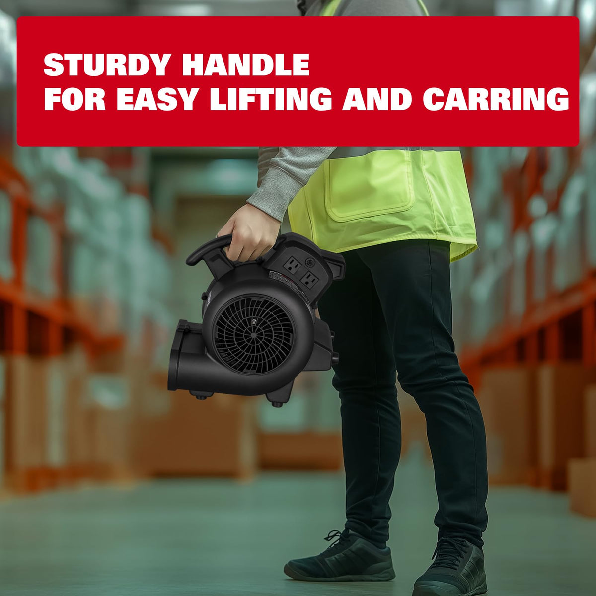 Air Mover Blower Fan 950 CFM with Timer T725