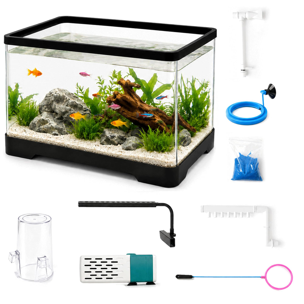 3 Gallon Acrylic Aquarium Starter Kit S39493