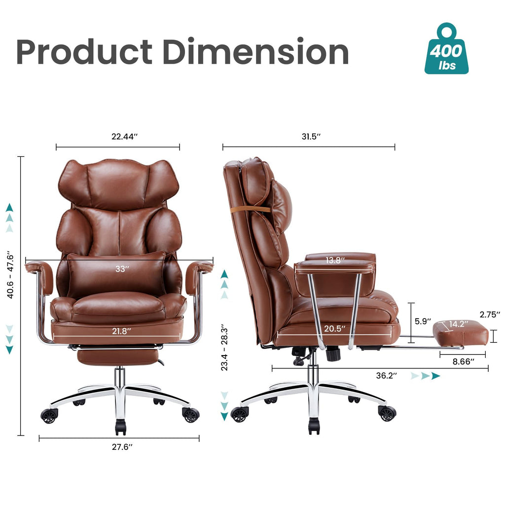 Big and Tall Executive Chair with Foot Rest Z86644