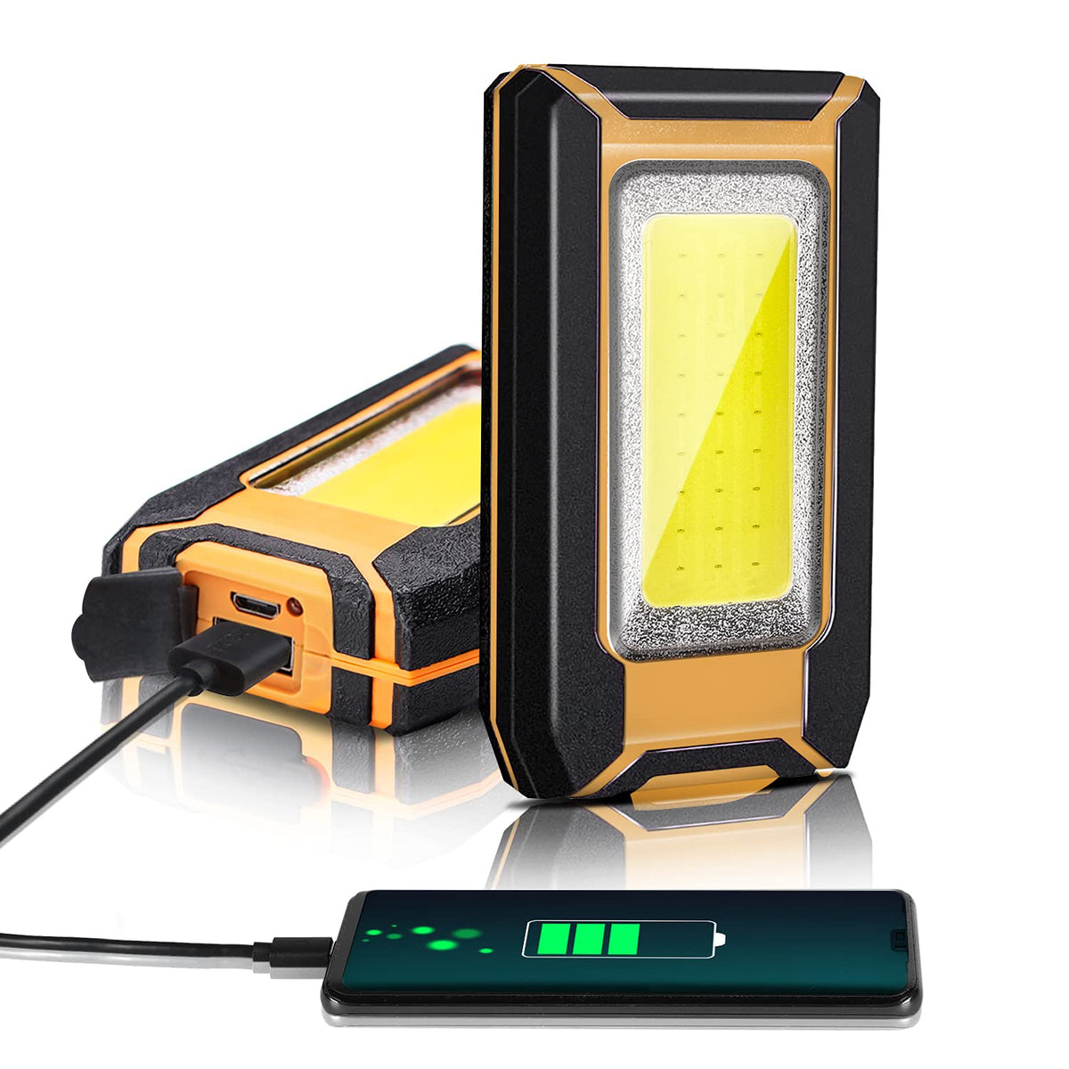 2-Pack Rechargeable LED Work Light C8102