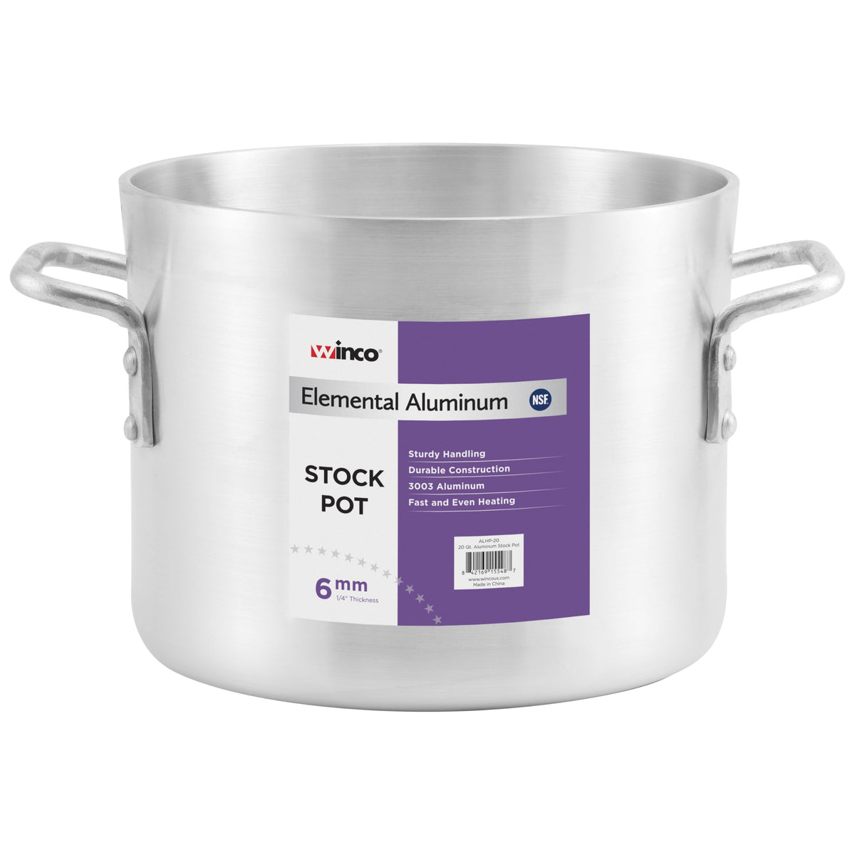 6.0mm Aluminum Stock Pot, 40-Quart H92665