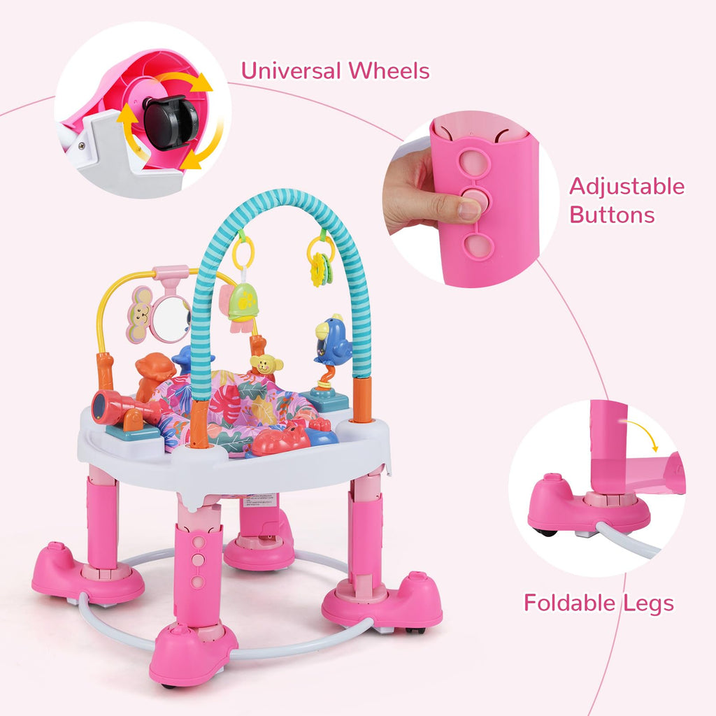 5 in 1 Baby Bouncer Activity Center with 360° Rotating Seat X356
