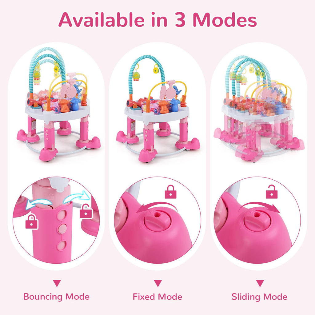 5 in 1 Baby Bouncer Activity Center with 360° Rotating Seat X356