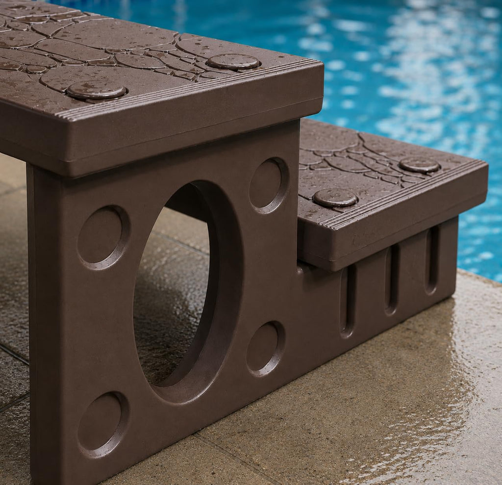 2-Step Spa Hot Tub Pool Deck Steps K975005