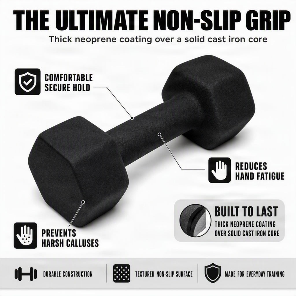 10lb Neoprene Dumbbell Pair J777