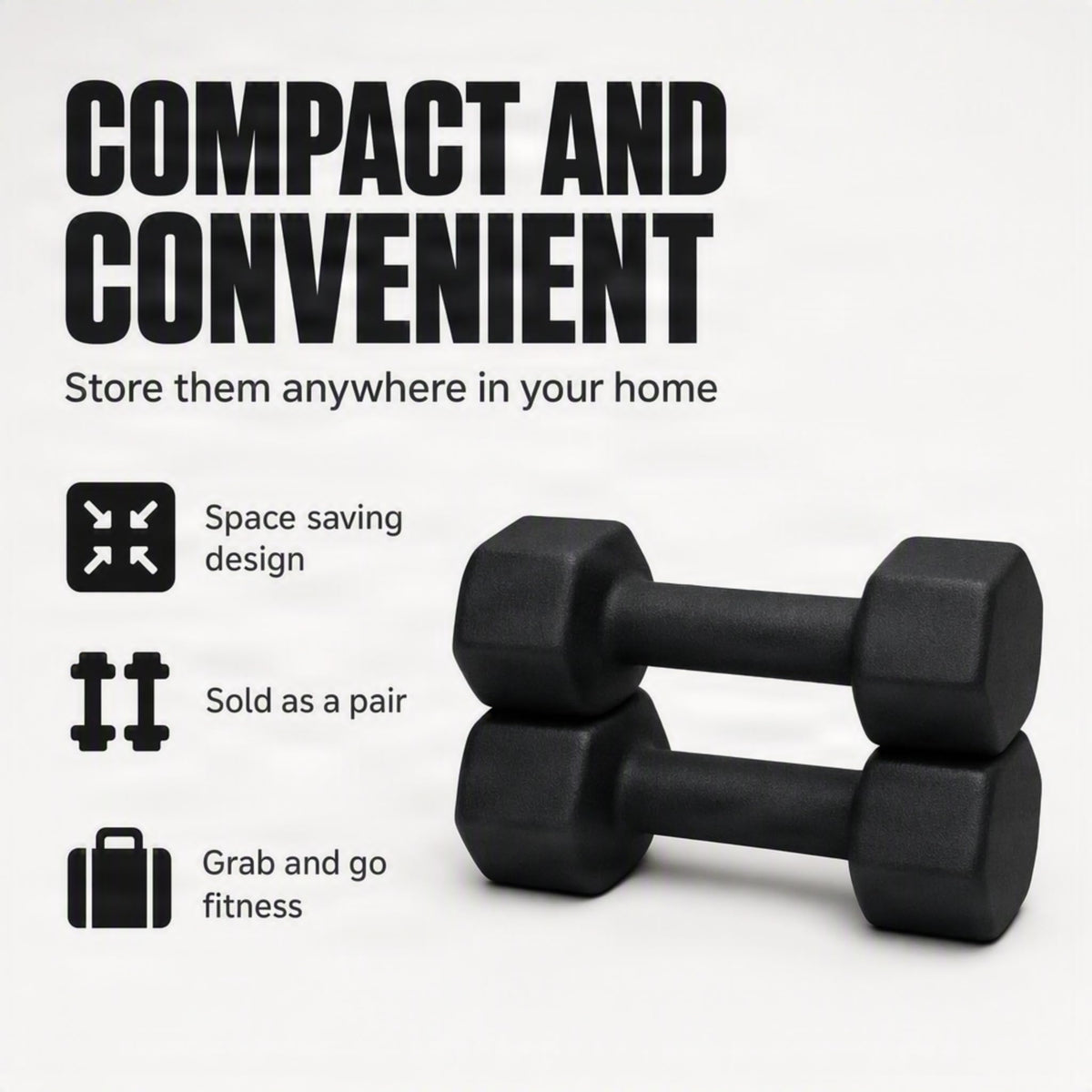 10lb Neoprene Dumbbell Pair J777