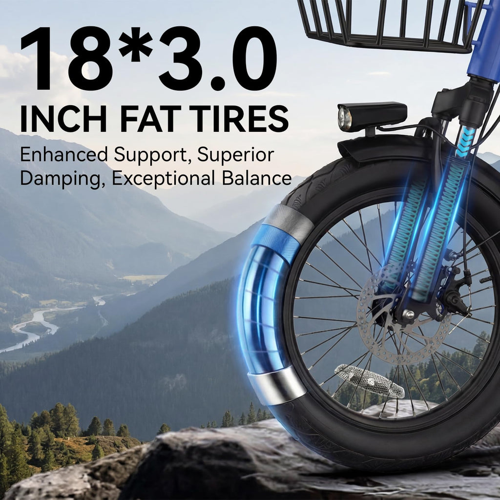 Electric Tricycle for Adults with 2 Basket Y587879