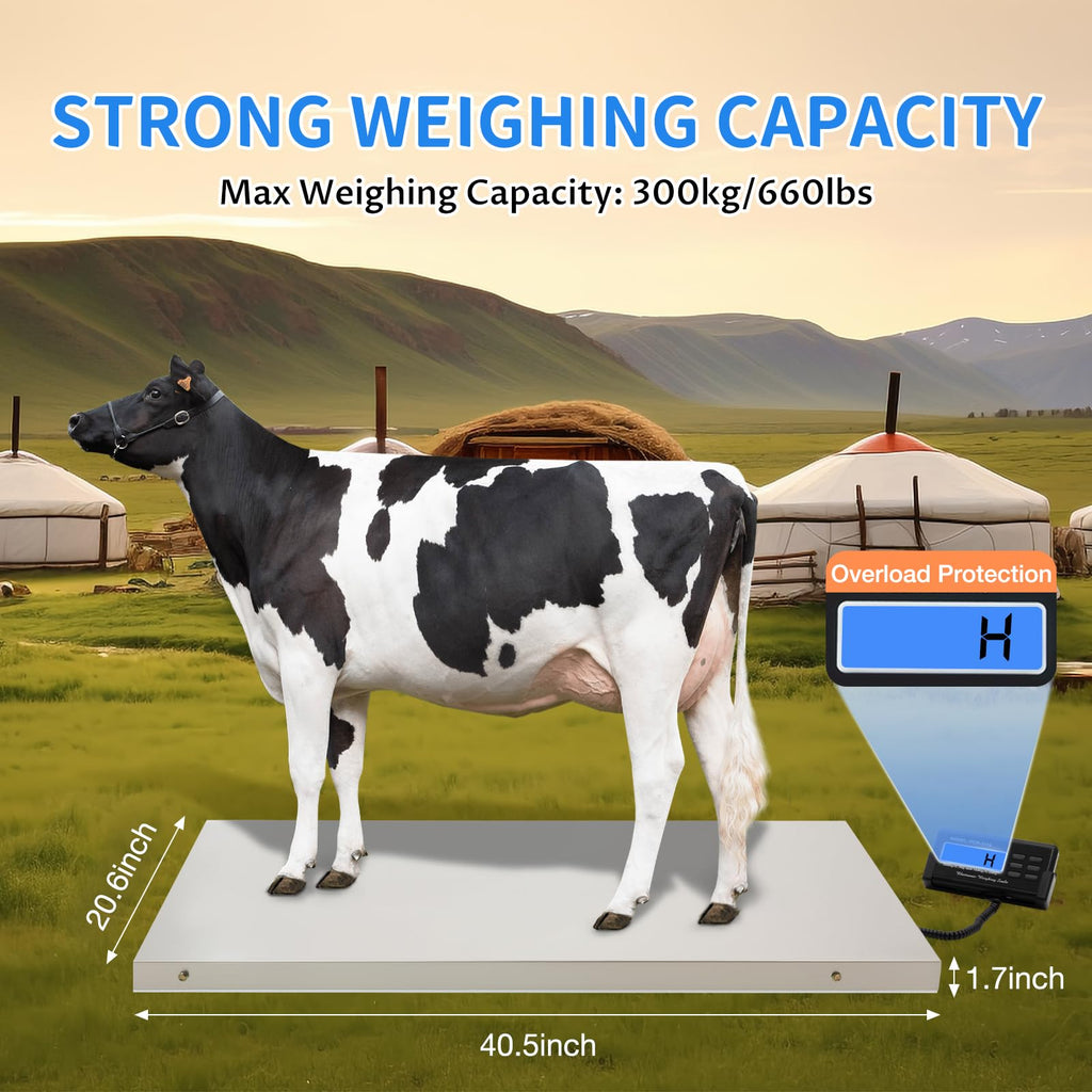660lbs Digital Veterinary Scale with LCD K927873