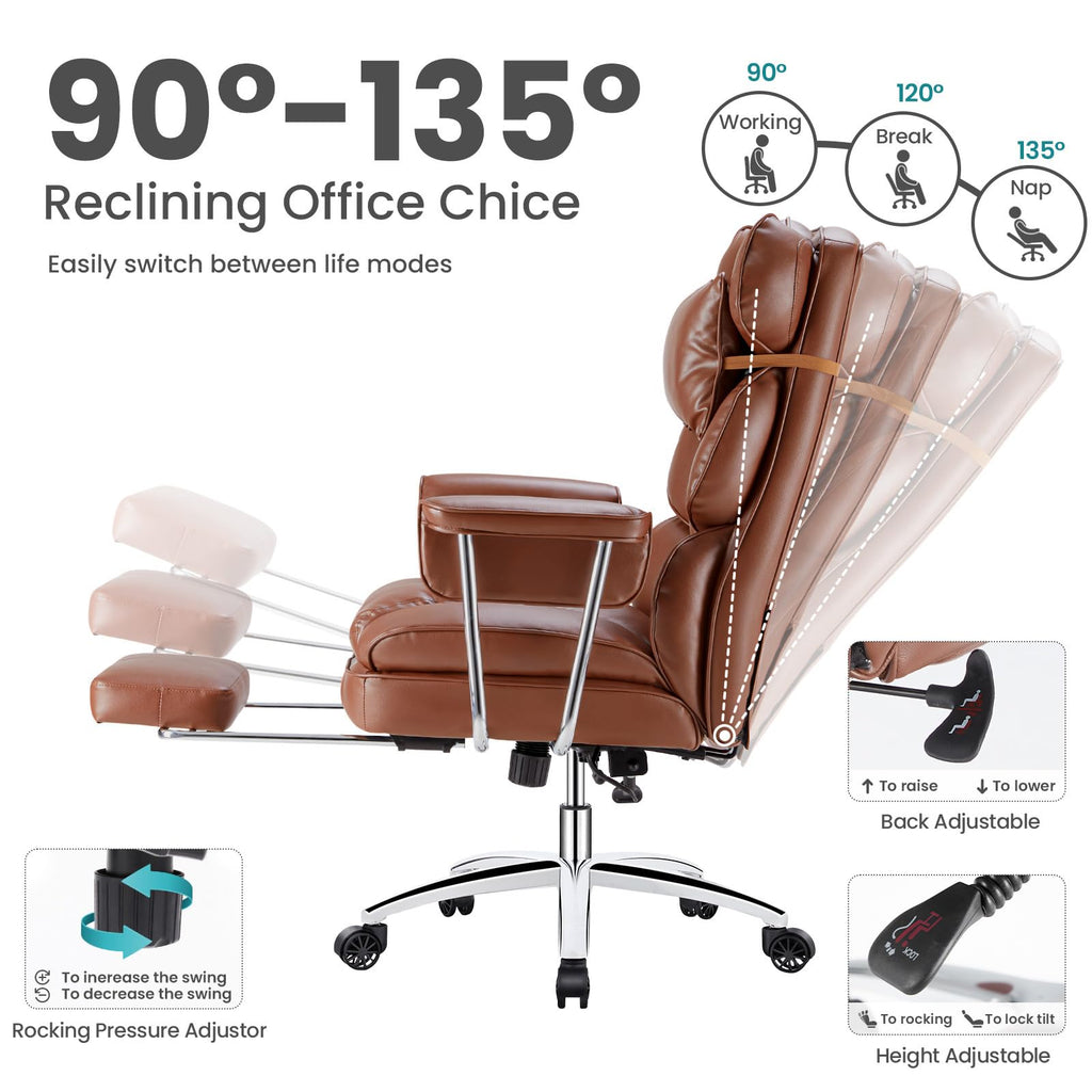 Big and Tall Executive Chair with Foot Rest Z86644