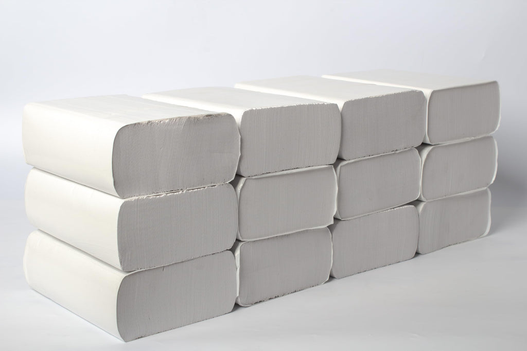 Multifold Paper Towels, Kraft, 334 Sheets X 12 Packs, Recycled Fibers J691