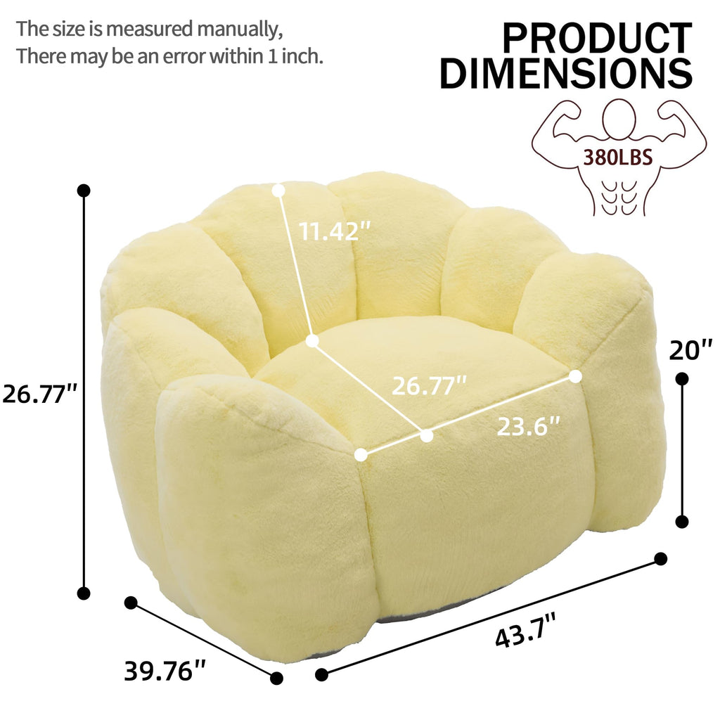 Large Memory Foam Bean Bag Chair A806