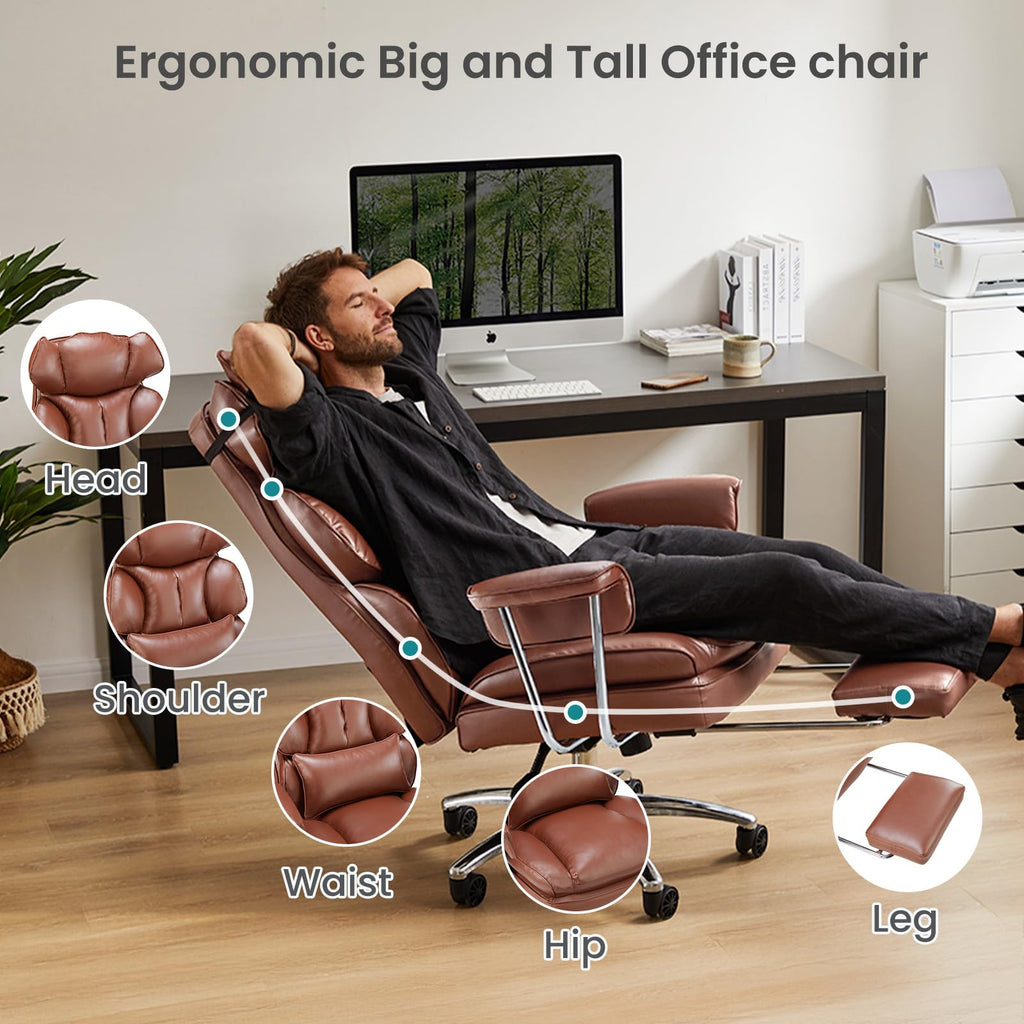 Big and Tall Executive Chair with Foot Rest Z86644