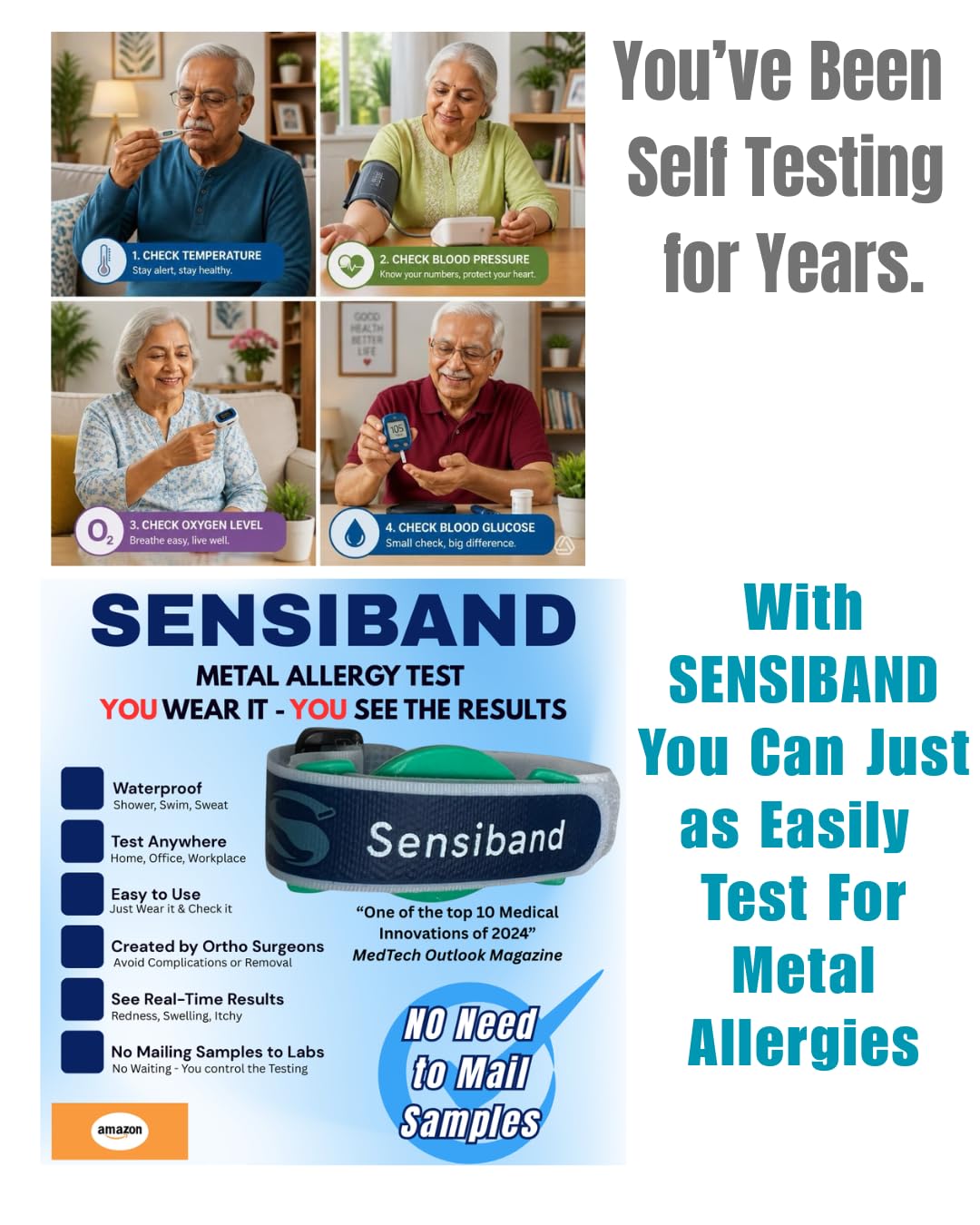 Metal Allergy Test Band G45864